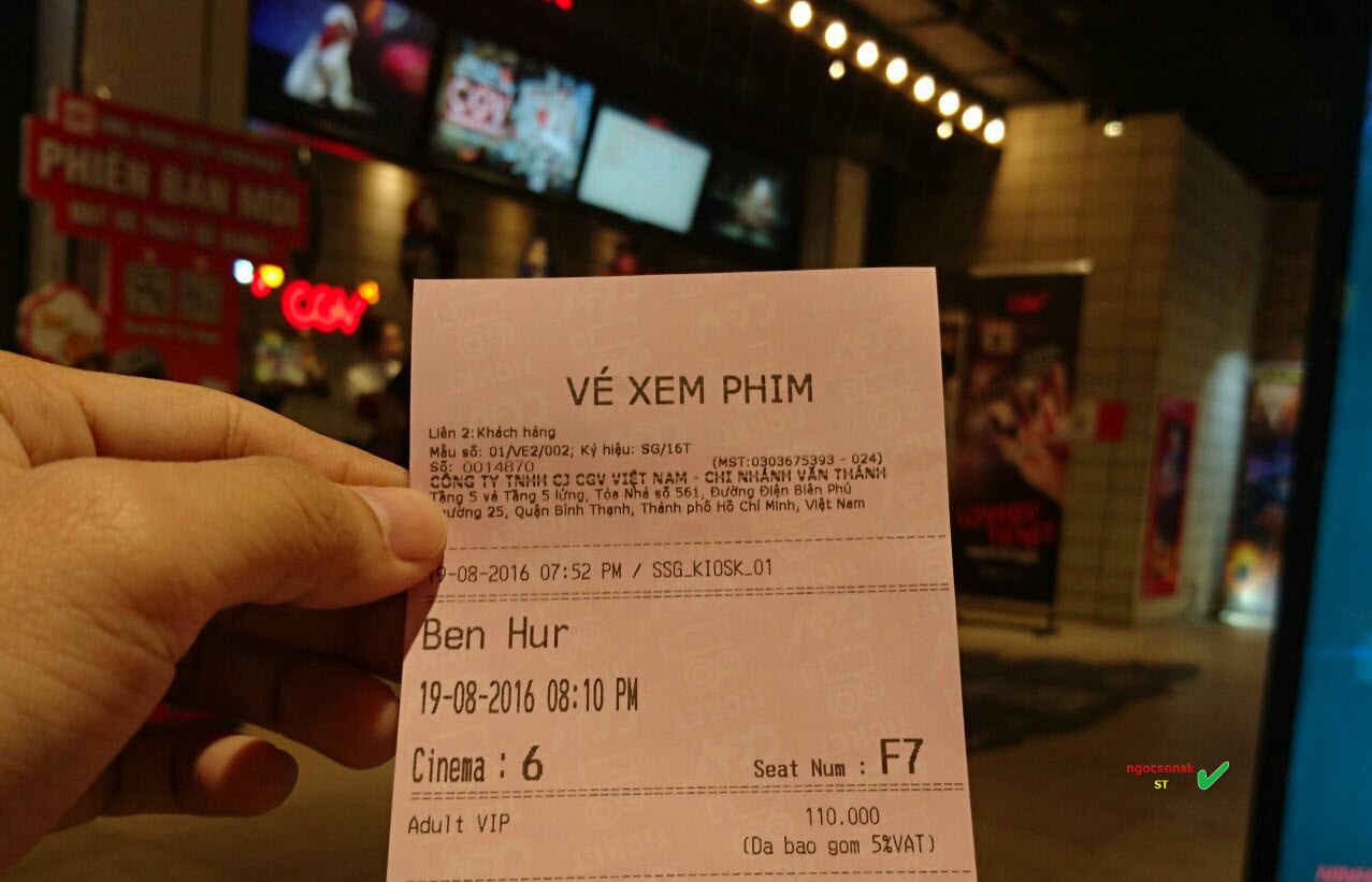 Ben-Hur-ticket