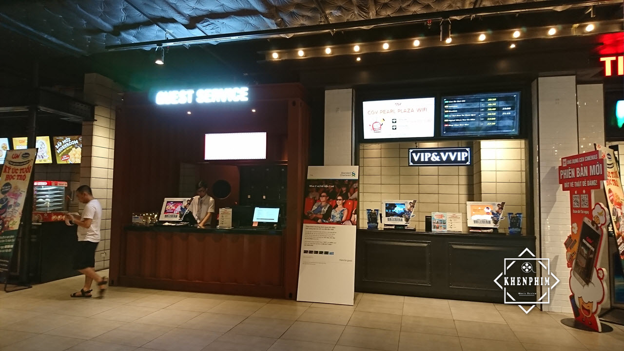 Quầy vé VVIP CGV Pearl Plaza