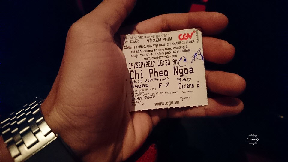 Chí Phèo Ngoại Truyện - vé xem phim