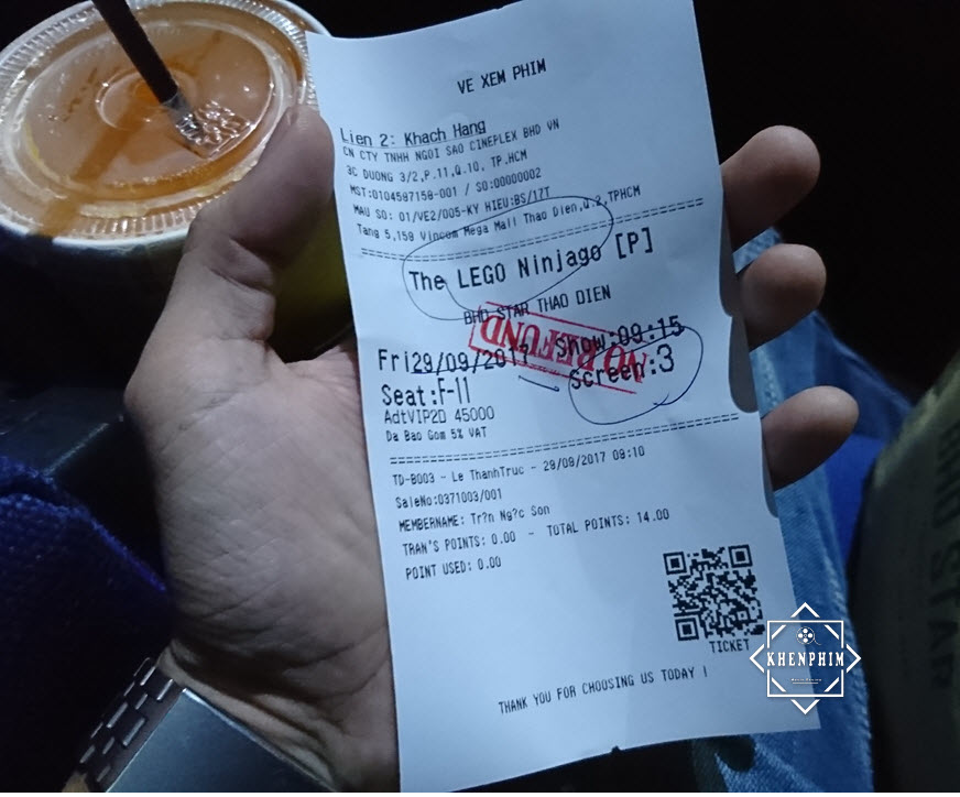 Vé The LEGO Ninjago Movie 