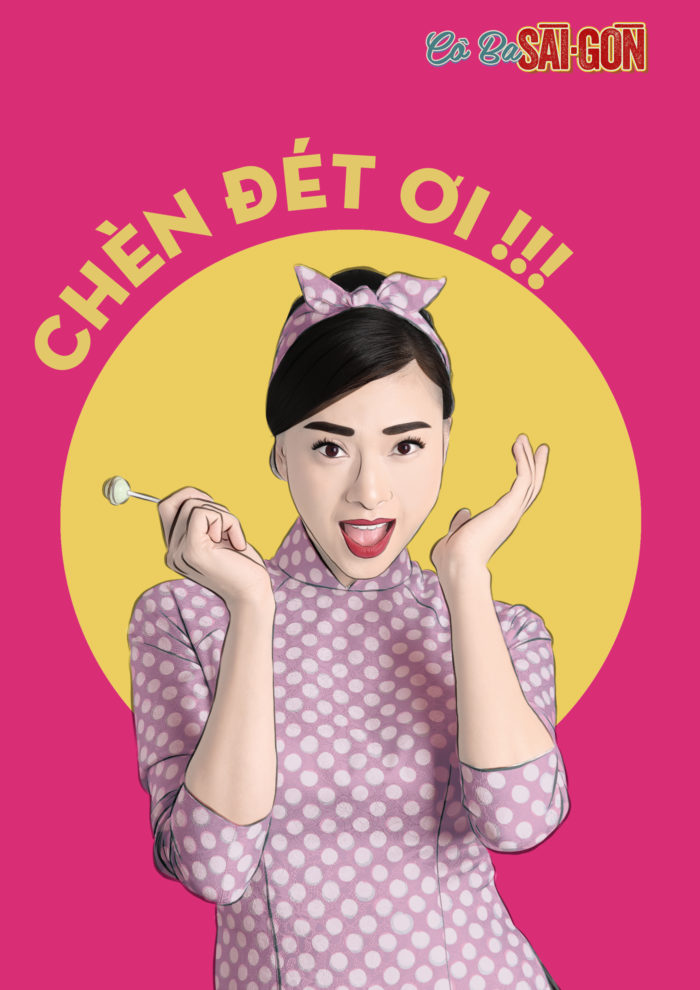 Cô Ba Sài Gòn - popart