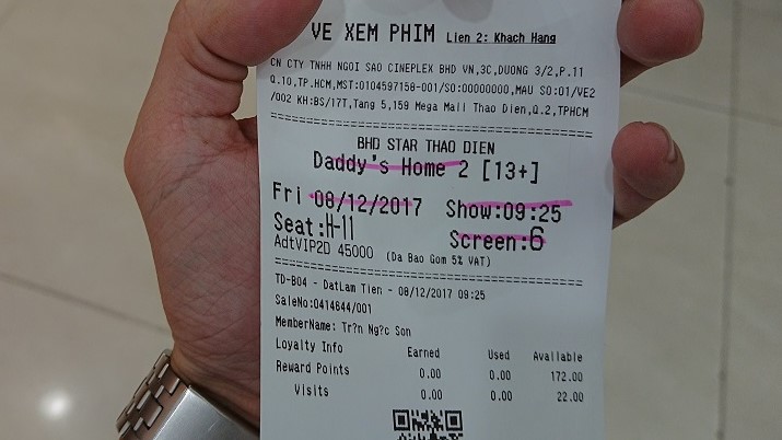 Vé xem phim Daddy's Home 2