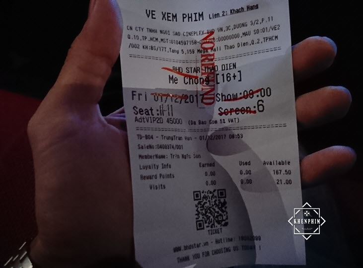 Vé xem phim Mẹ Chồng