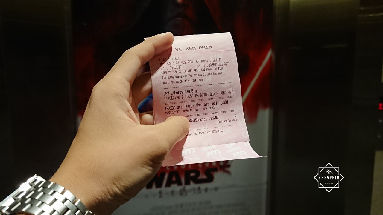 Vé xem phim Star Wars: Jedi Cuối Cùng