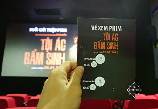 Vé xem phim Tội Ác Bẩm Sinh