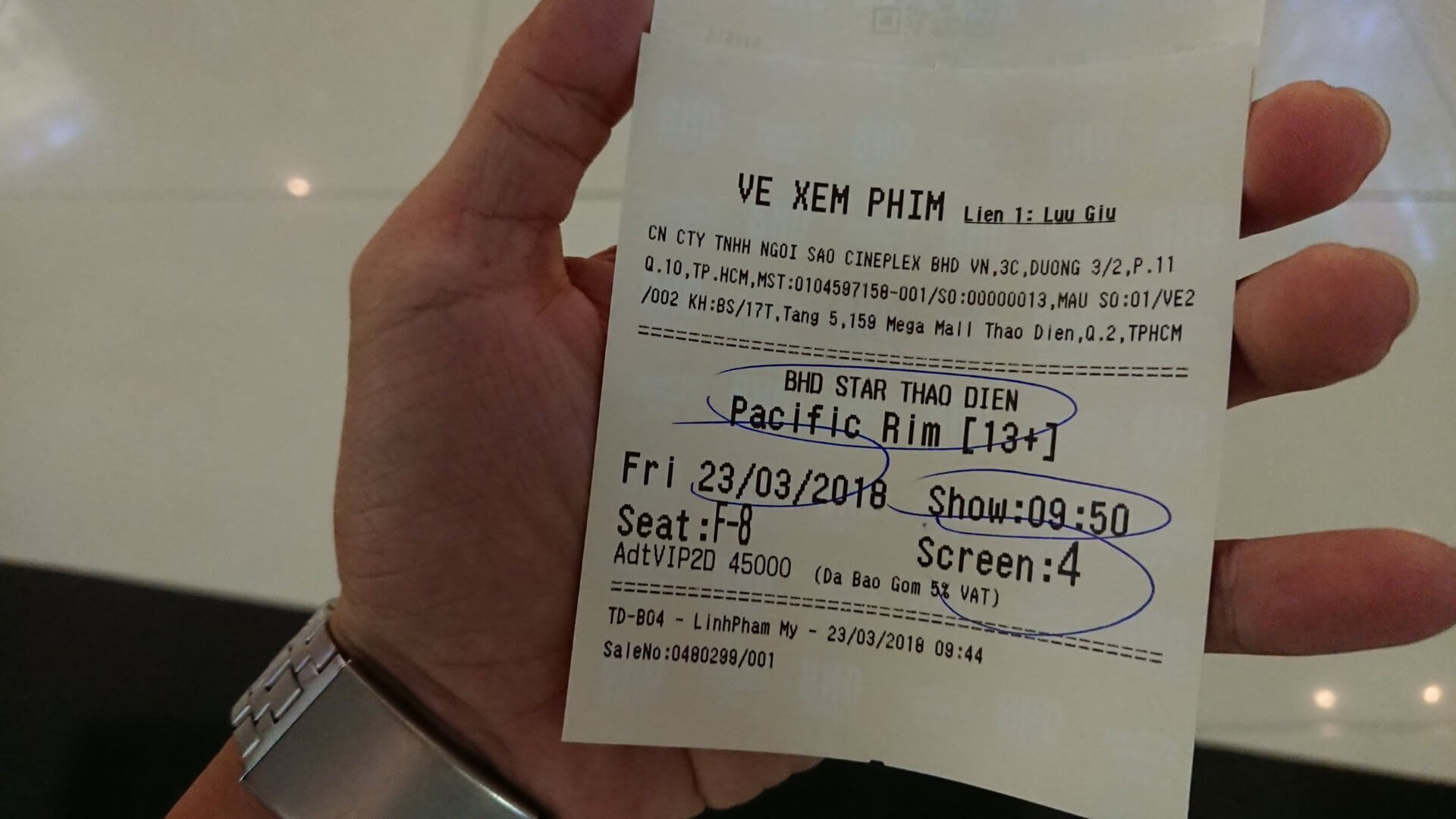 Vé xem phim Pacific Rim 2