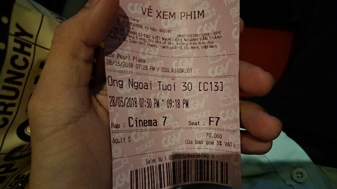 Vé xem phim Ông Ngoại Tuổi 30