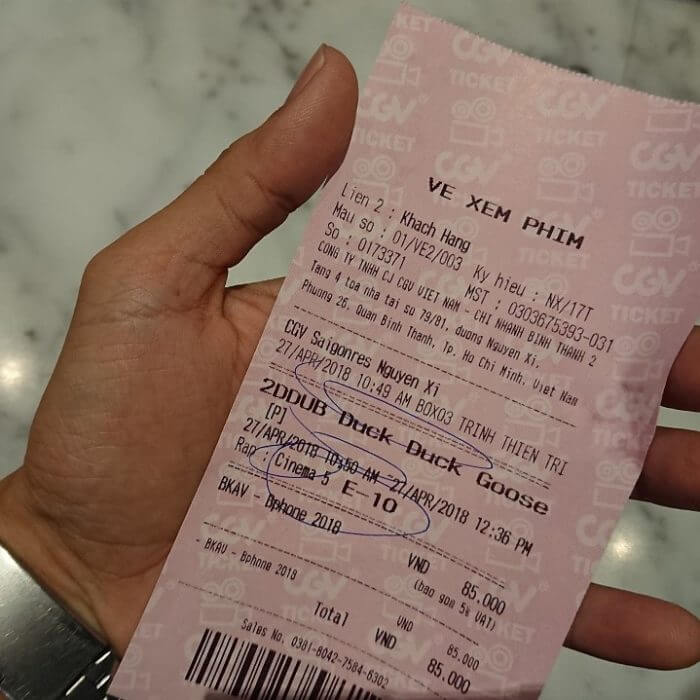 Vé xem phim Ngỗng Vịt Phiêu Lưu Ký