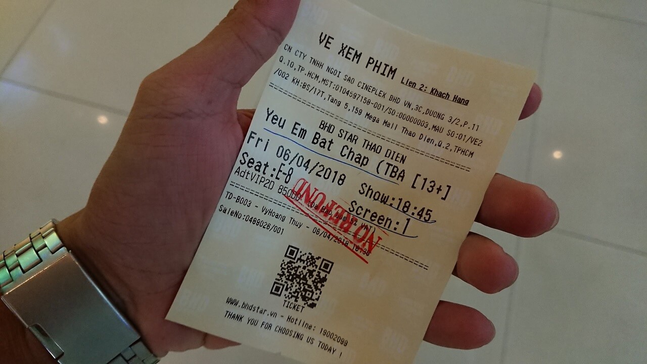 Vé xem phim Yêu Em Bất Chấp
