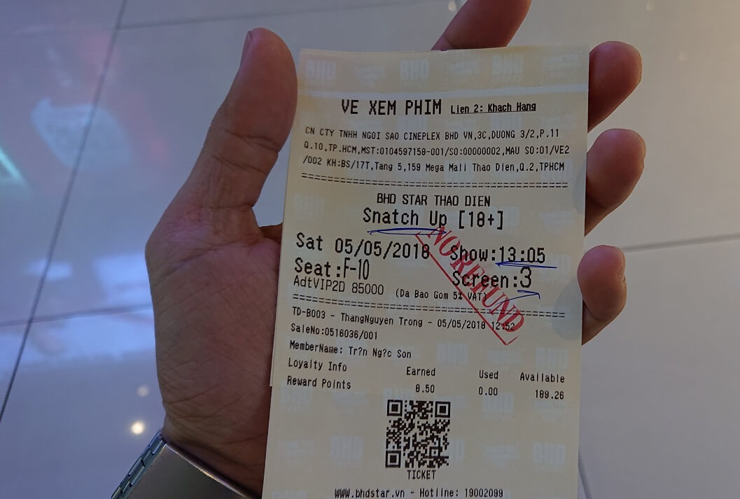Vé xem phim Phi Vụ Để Đời