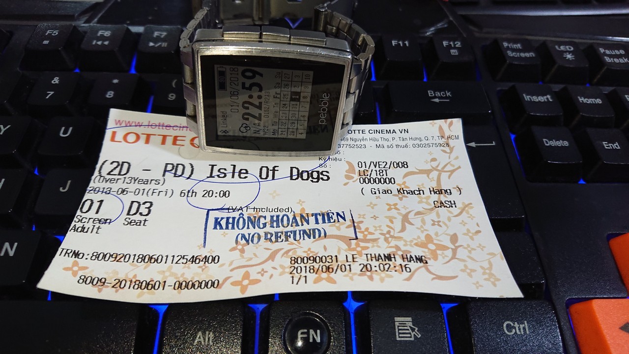 Vé xem phim Isle of Dogs 