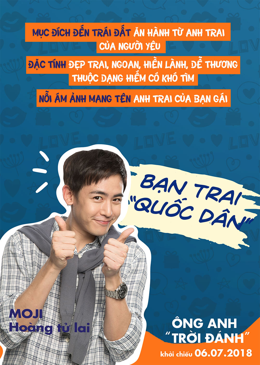 Và cuối cùng, "bạn trai quốc dân" của em gái khó tính của ông anh trời đánh =))