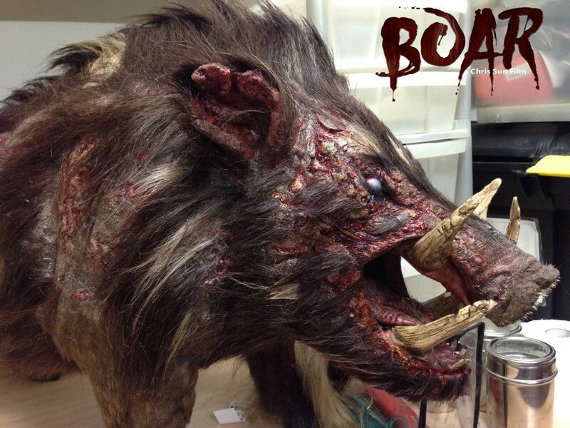 Con heo khổng lồ trong phim Boar (Ác Thú)
