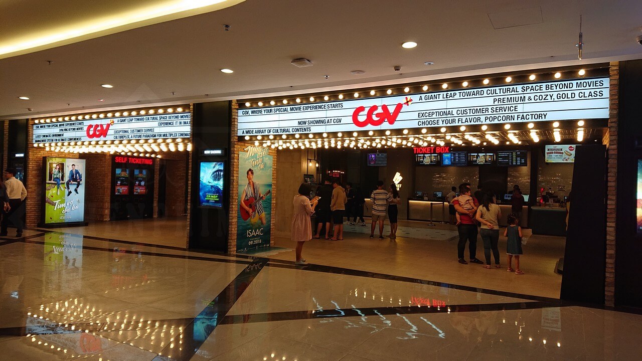 Rạp CGV Vincom Landmark 81 nhìn từ ngoài vào