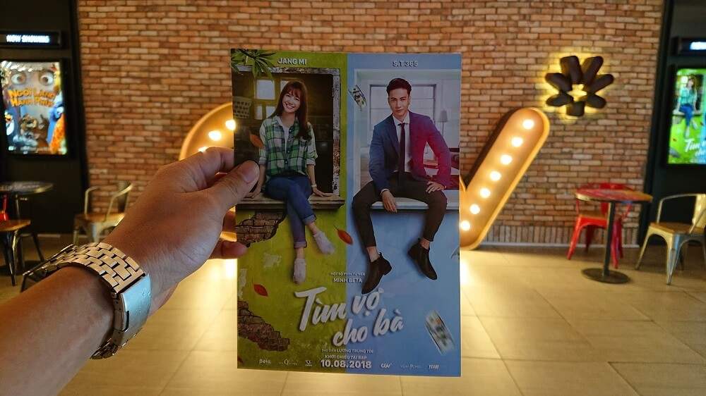 Tờ rơi thông tin về phim Tìm Vợ Cho Bà