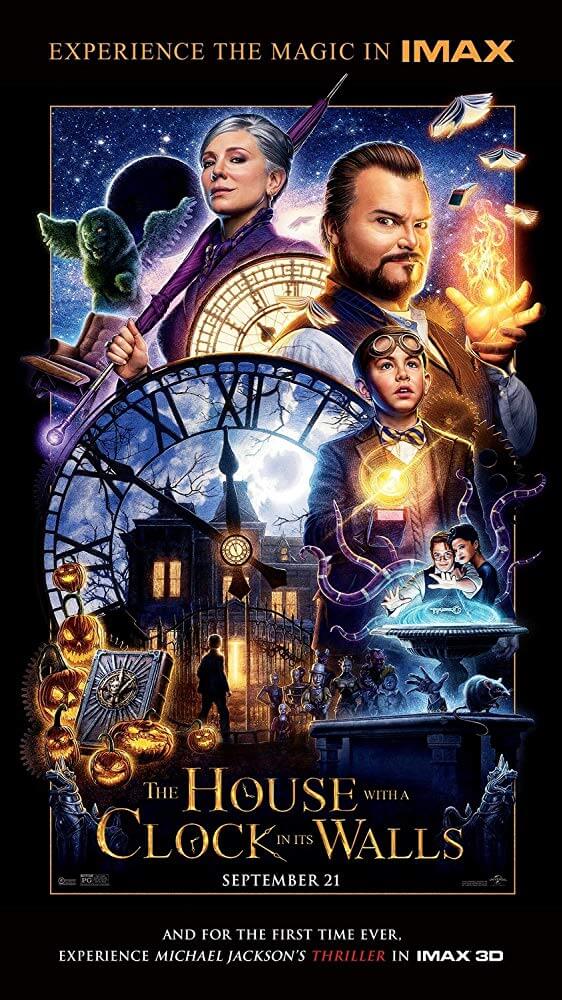 Poster phim Ngôi Nhà Có Chiếc Đồng Hồ Ma Thuật (The House with a Clock in Its Walls)