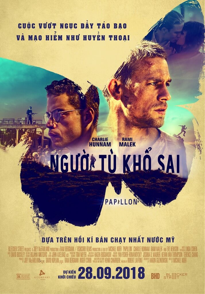 Poster phim Papillon (Người Tù Khổ Sai)