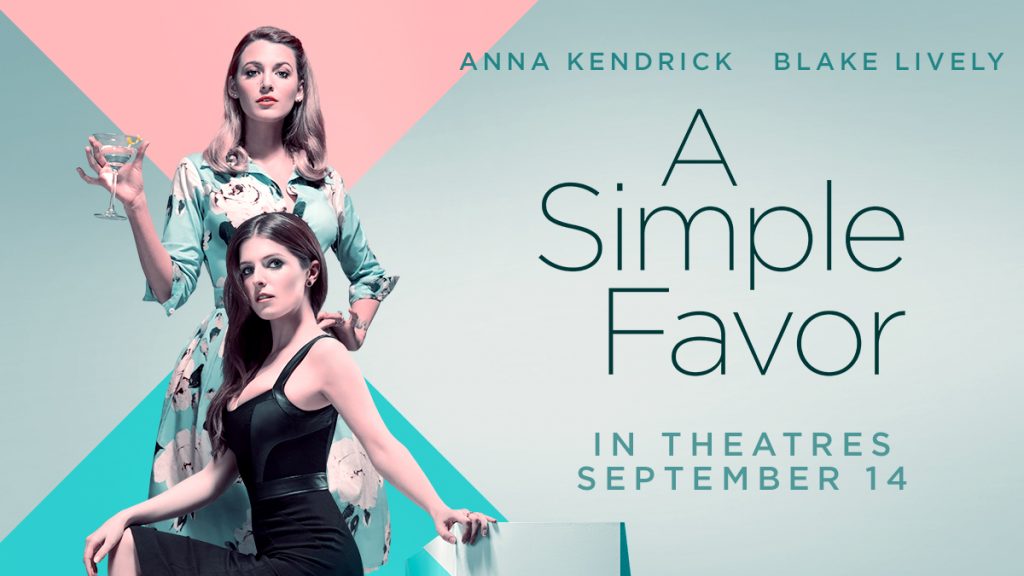 A Simple Favor (Lời thỉnh cầu bí ẩn) banner
