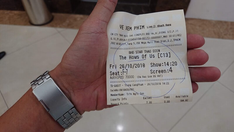Vé xem phim The Hows of Us (Chuyện Tình Chúng Tôi)