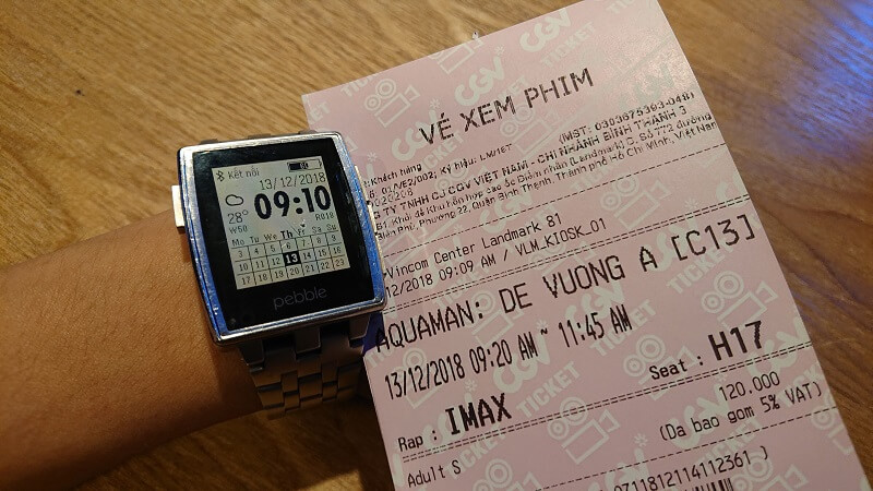 Vé xem phim Aquaman tại phòng IMAX (3D)