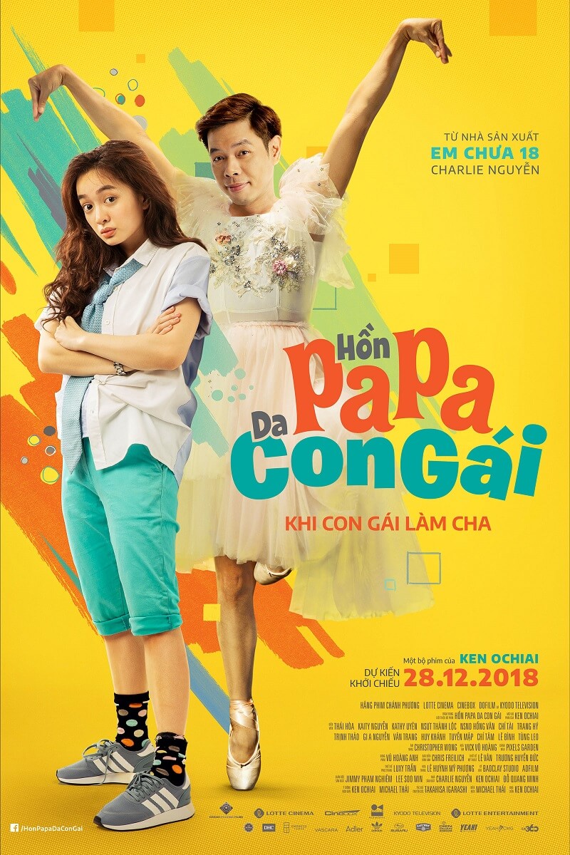 Poster phim Hồn Papa, Da Con Gái