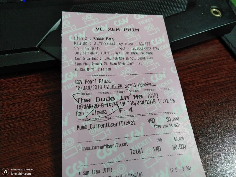 Vé xem phim Đại Ca Hóa Soái Ca