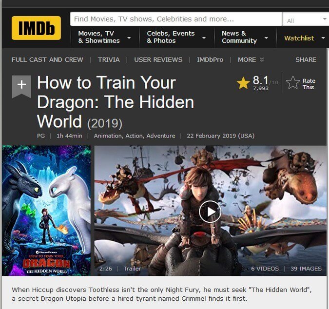 Bí Kíp Luyện Rồng 3: Vùng Đất Bí Ẩn - IMDb