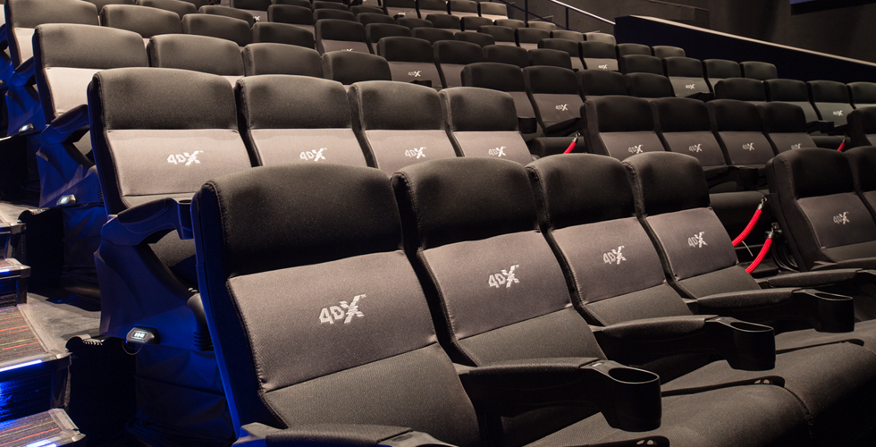 Ảnh chụp ghế 4DX trên website CGV.VN