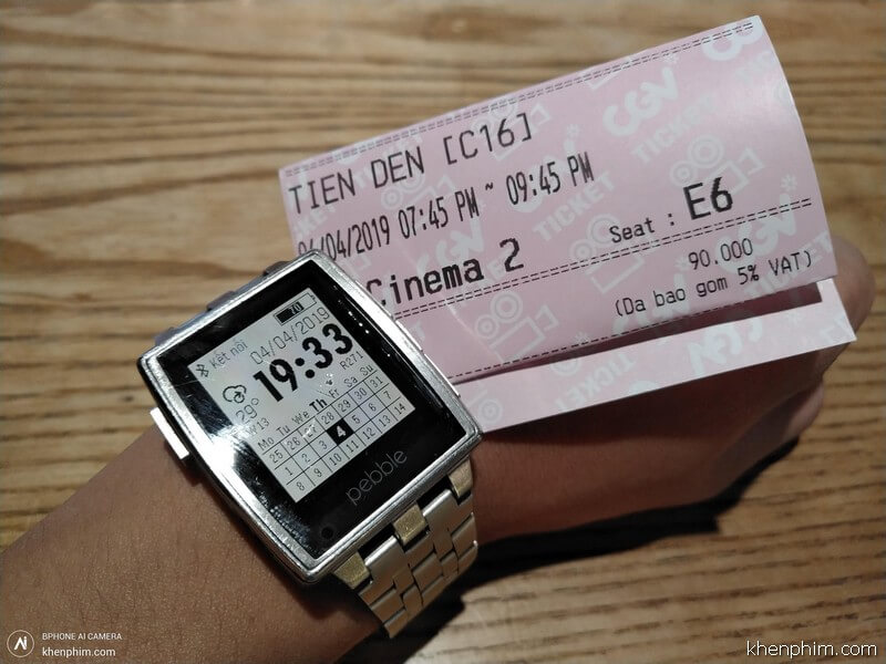Vé xem phim Tiền Đen