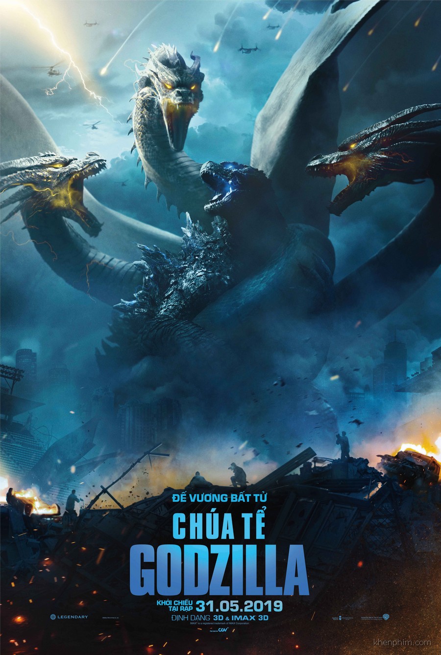 Poster phim Chúa Tể Godzilla