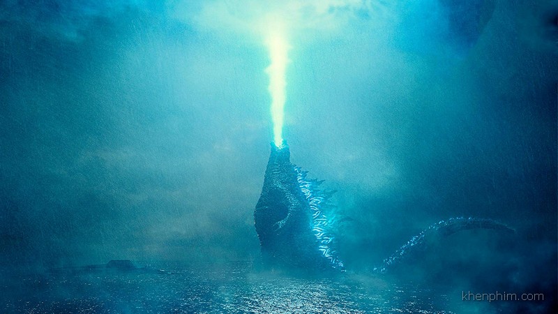 Godzilla sau khi được nạp sức mạnh