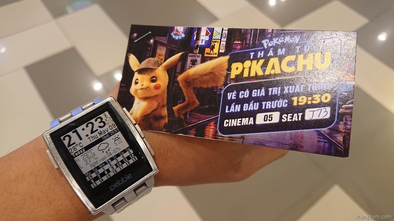 Vé xem phim Pokémon: Thám Tử Pikachu
