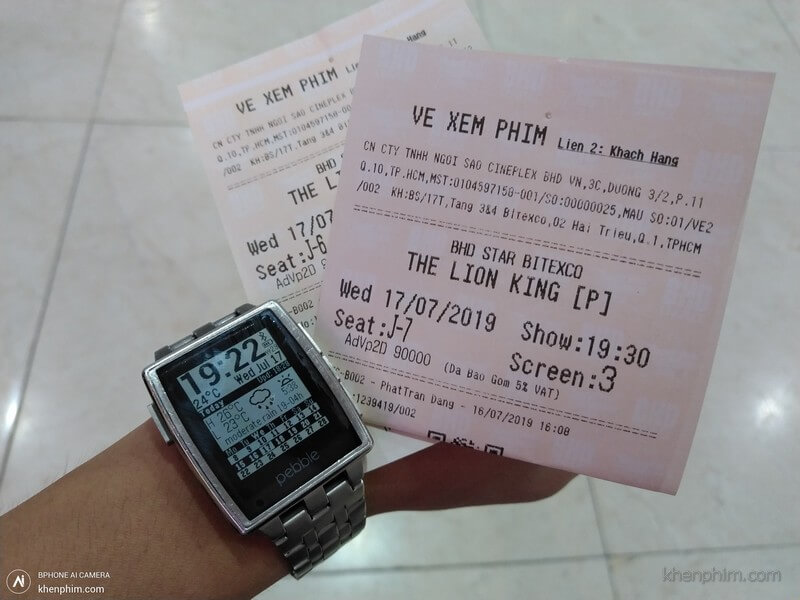 Vé xem phim Vua Sư Tử