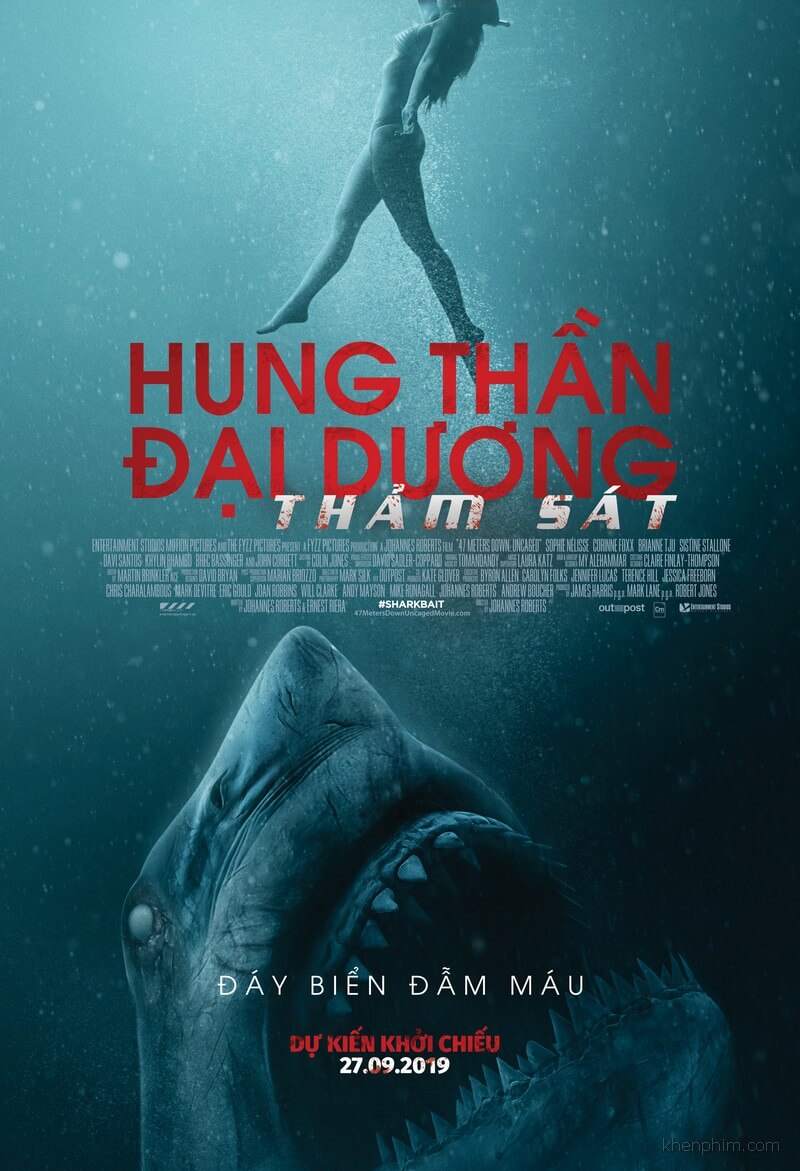 Poster phim 47 Meters Down - Hung Thần Đại Dương 2