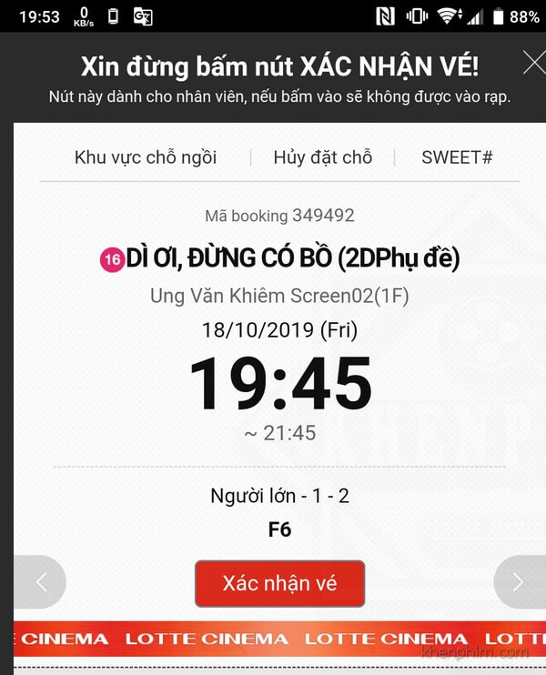Vé xem phim Love and Run