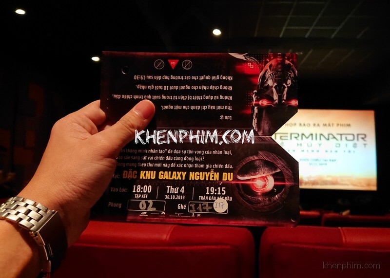 Vé xem phim Terminator 6: Dark Fate