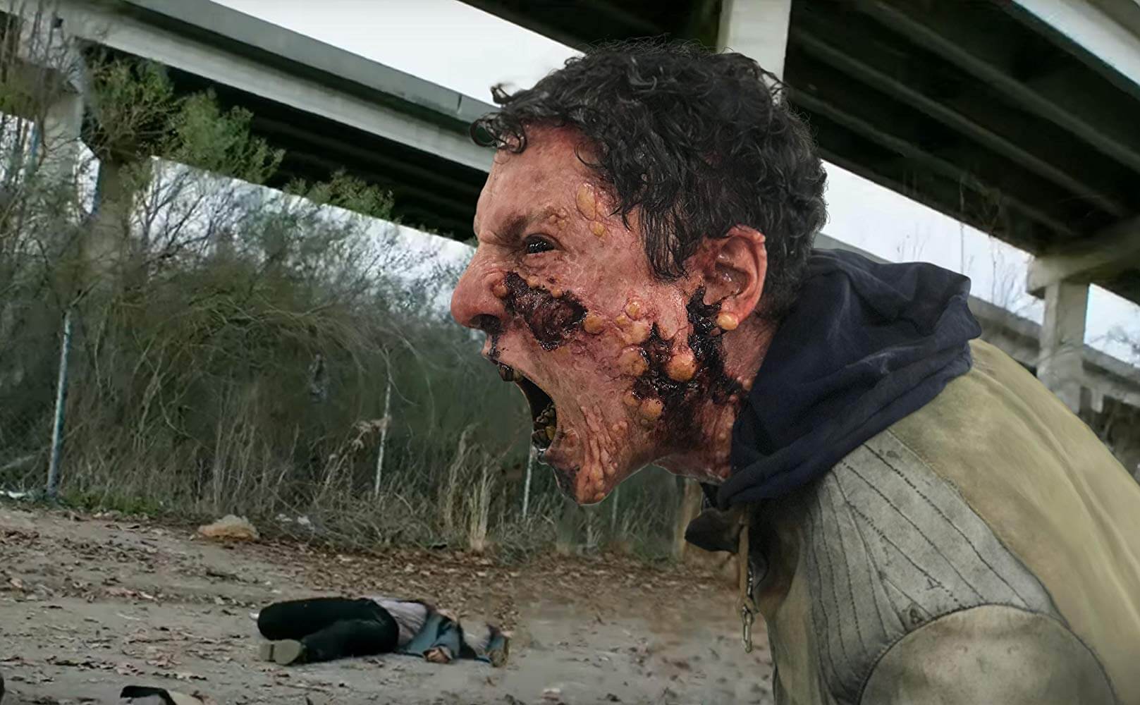 Tạo hình zombie vừa đủ ghê rợn