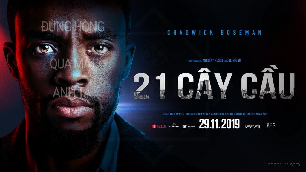 Ảnh bìa review phim 21 Cây Cầu (21 Bridges)