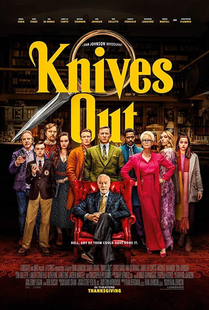 Poster phim Kẻ Đâm Lén (Knives Out)