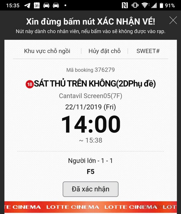 Vé xem phim Sát Thủ Trên Không (The Drone)