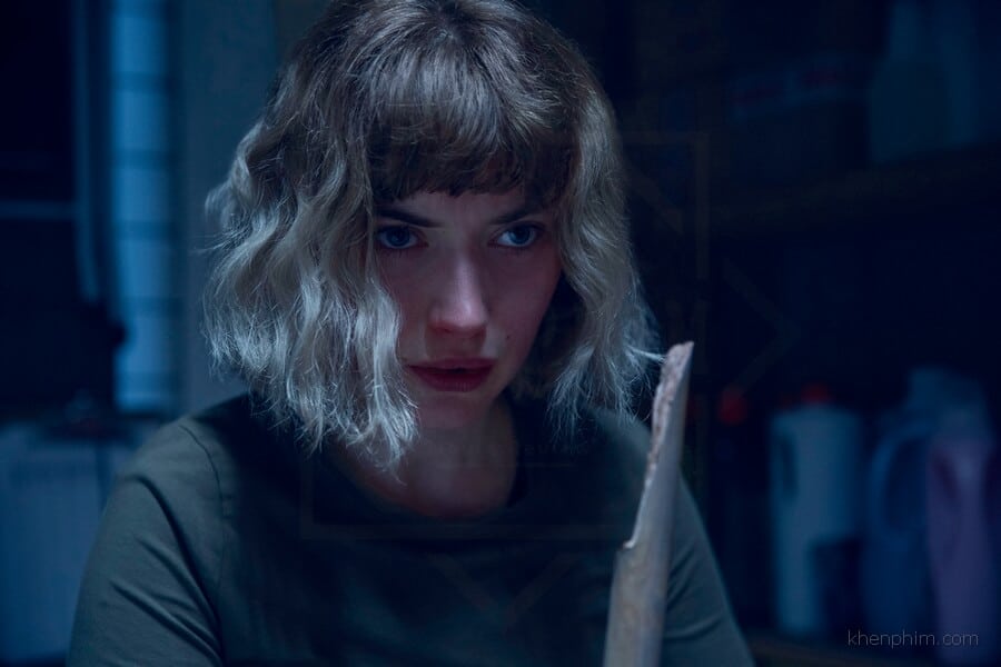 Diễn xuất của Imogen Poots chưa thực sự toát lên được vẻ sợ hãi khi bị truy đuổi