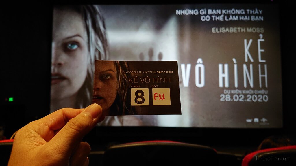 Vé xem phim Kẻ Vô Hình (The Invisible Man) tại buổi họp báo