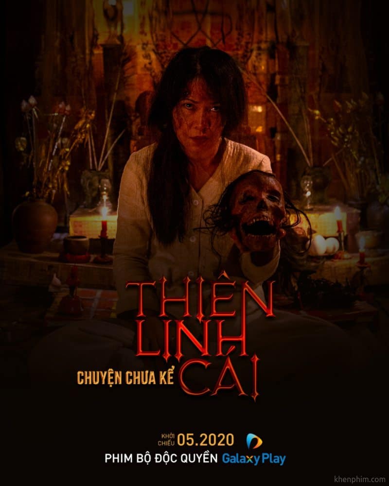 Teaser poster Thiên Linh Cái: Chuyện chưa kể với chiếc đầu lâu đầy ghê rợn