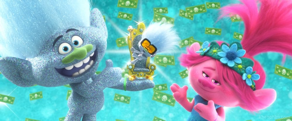 Đồ họa lung linh sẽ làm các khán giả nhỏ tuối thích mê - Trolls world tour