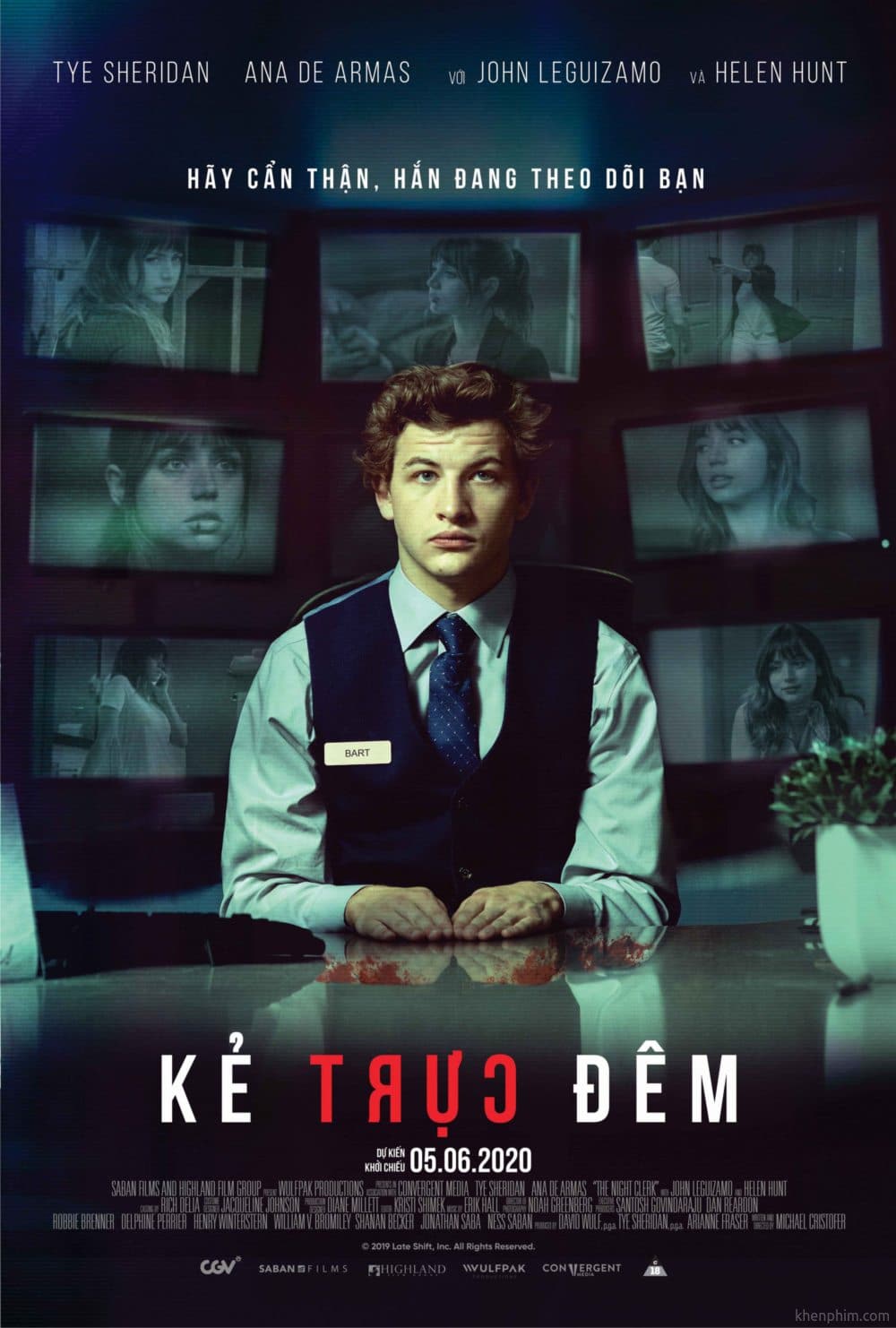 Poster phim Kẻ Trực Đêm - The Night Clerk