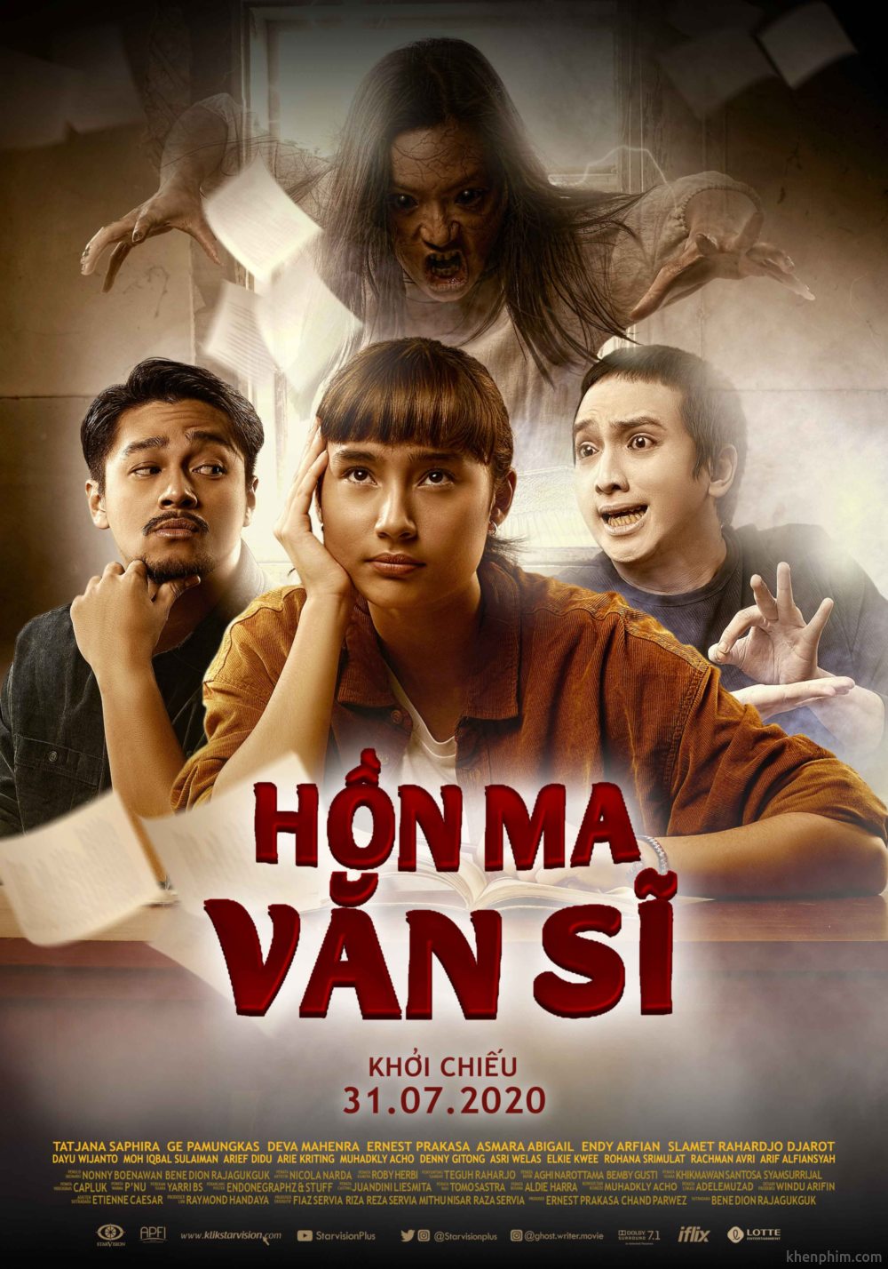 Poster phim Hồn Ma Văn Sĩ (Ghost Writer) 