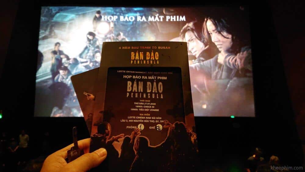 Vé xem phim Bán Đảo