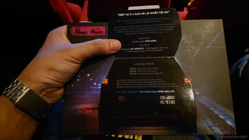 Vé xem phim Bằng Chứng Vô Hình