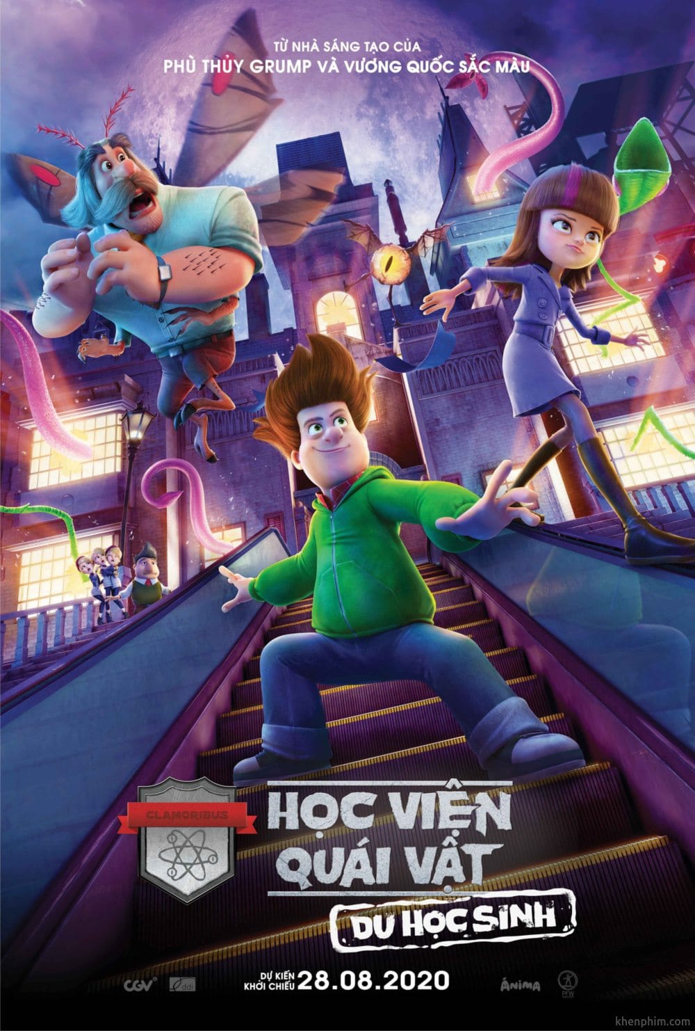 Poster phim Học Viện Quái Vật: Du Học Sinh