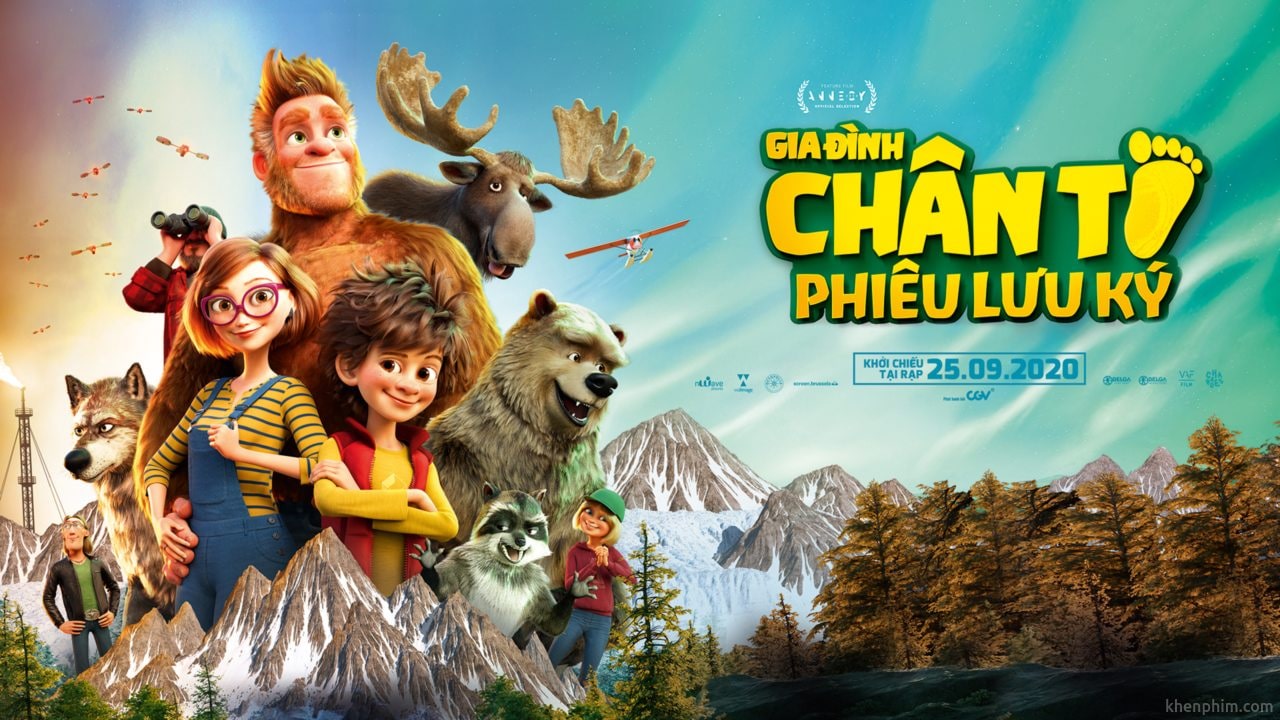 Banner review phim Gia Đình Chân To Phiêu Lưu Ký